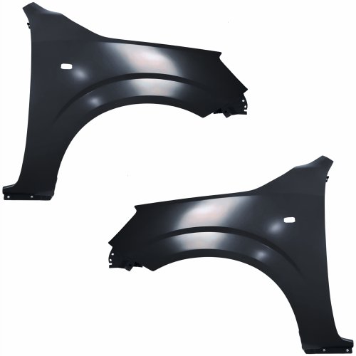 Par Paralama Dianteiro Nissan Frontier 2017 2018 2019 2020 2021 Com Furo Pisca