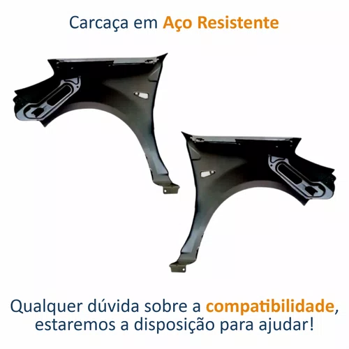 Par Paralama Dianteiro Renault Sandero 2008 até 2013