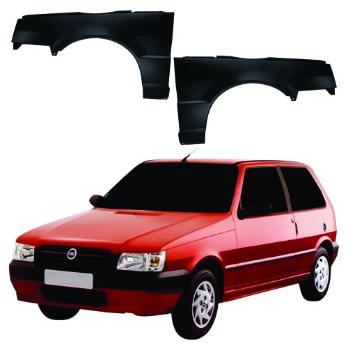 Par Paralama Fiat Uno Fire 2004 Até 2013