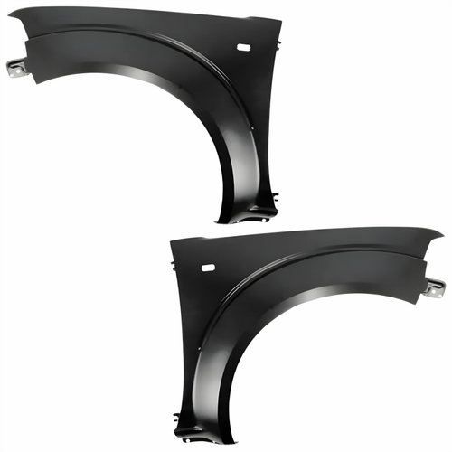 Par Paralama Nissan Frontier Sel 2008 Até 2016 Com Furo