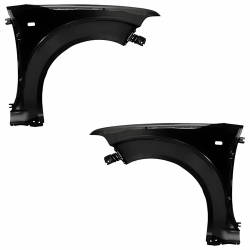 Par Paralama Nissan Frontier Sel 2008 Até 2016 Com Furo