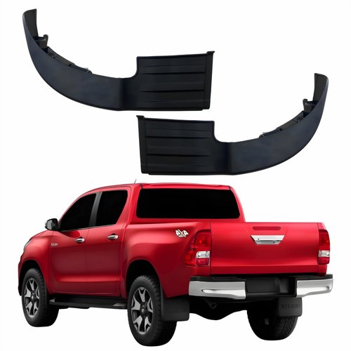 Par Pisante Para-choque Traseiro Hilux Srv 2016 2017 2018 2019