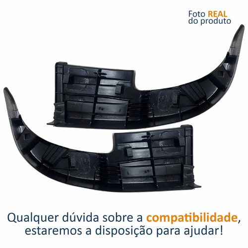 Par Pisante Para-choque Traseiro Hilux Srv 2016 2017 2018 2019