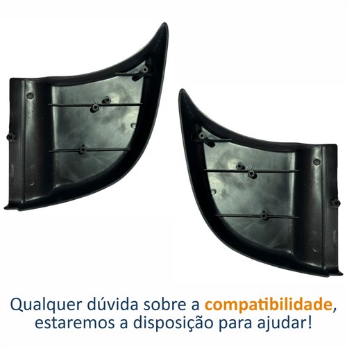 Par de Pisante Parachoque Traseiro Toyota Hilux Srv 2005 Até 2015