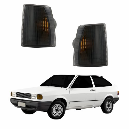 Par Pisca Dianteiro Vw Gol 1987 1988 1989 1990 Fumê