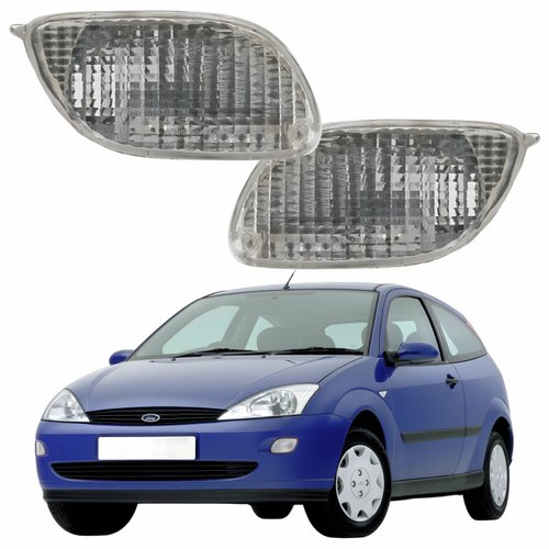 Par Pisca Para-choque Ford Focus 1999 2000 2001 2002 Cristal