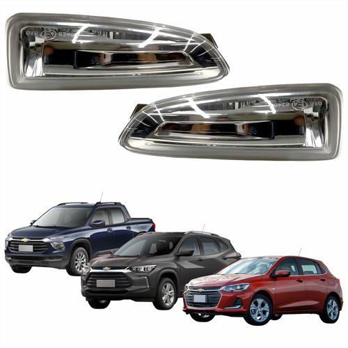 Par Pisca Para-lama Gm Onix Tracker 2020 Até 2024 Montana 2023 2024 Cristal