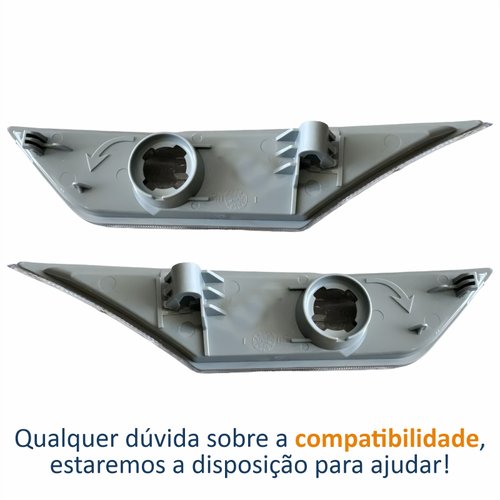 Par Pisca Para-lama Honda Civic G10 2017 2018 2019 2020 2021 Cristal