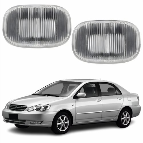 Par Pisca Para-lama Toyota Corolla 2003 Até 2008 Cristal
