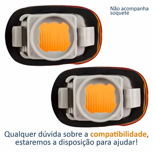 Par Pisca Para-lama Toyota Fielder 2003 Até 2008 Âmbar