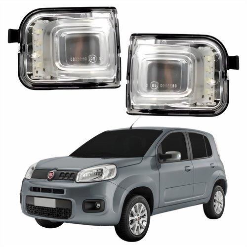 Par Pisca Retrovisor Fiat Uno Vivace 2011 2012 2013 2014 2015