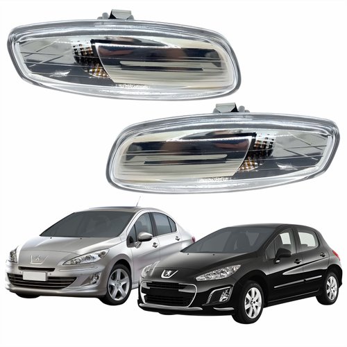 Par Pisca Retrovisor Peugeot 308 408 2011 2012 2013 2014 2015