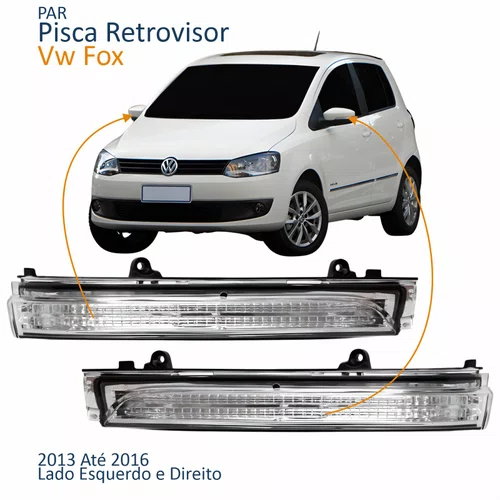 Par Pisca Retrovisor Vw Fox 2013 2014 2015 2016