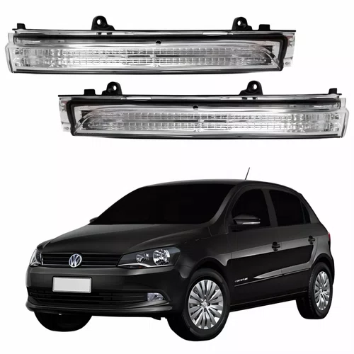Par Pisca Retrovisor Vw Gol G6 2013 2014 2015 2016