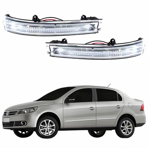 Par Pisca Retrovisor Vw Voyage G5 2008 2009 2010 2011 2012