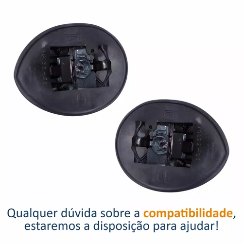 Par Refletor Olho de Gato Toyota Hilux Sr5 1990 Até 2001 Srv 2002 Até 2004