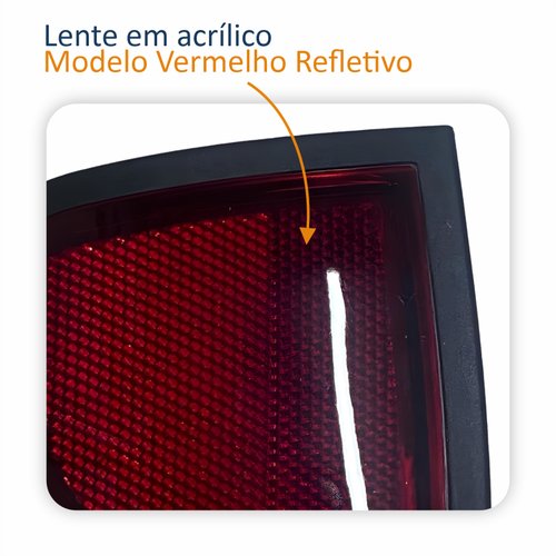 Par Refletor Para-choque Traseiro Mitsubishi L-200 Triton 2008 Até 2014