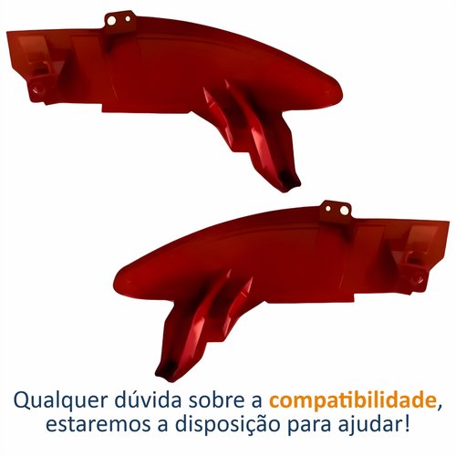 Par Refletor Parachoque Traseiro Honda Hrv 2016 2017 2018 2019