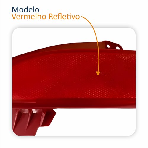Par Refletor Parachoque Traseiro Honda Hrv 2016 2017 2018 2019