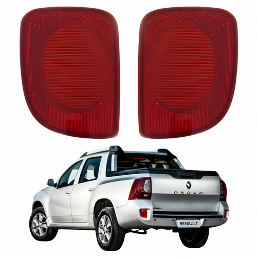 Par Refletor Parachoque Traseiro Renault Oroch 2016 Até 2020