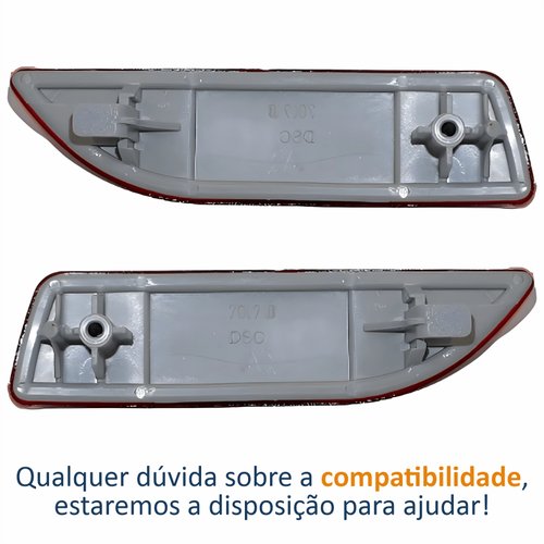 Par Refletor Parachoque Traseiro Toyota Corolla 2012 2013 2014