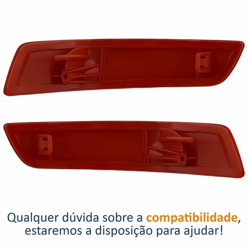 Par Refletor Parachoque Traseiro Toyota Corolla 2015 2016 2017 2018 2019