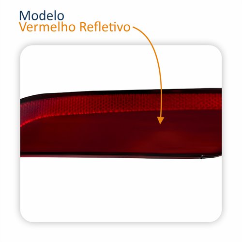 Par Refletor Parachoque Traseiro Vw Fox 2015 2016 2017 2018 2019
