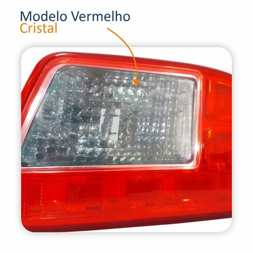 Par Refletor Traseiro Parachoque Citroen C3 Aircross Picasso 2011 Até 2015 Vermelho Cristal
