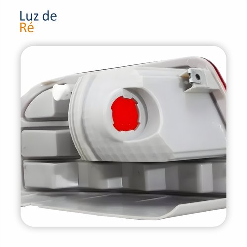 Par Refletor Traseiro Parachoque Citroen C3 Aircross Picasso 2011 Até 2015 Vermelho Cristal