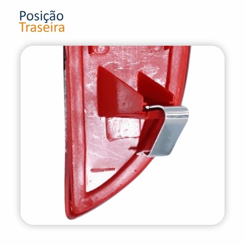 Par Refletor Traseiro Parachoque Fiat Palio 2012 2013 2014 2015 2016 