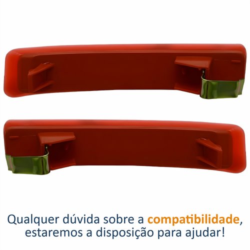 Par Refletor Traseiro Parachoque Fiat Strada 2020 2021 2022 2023