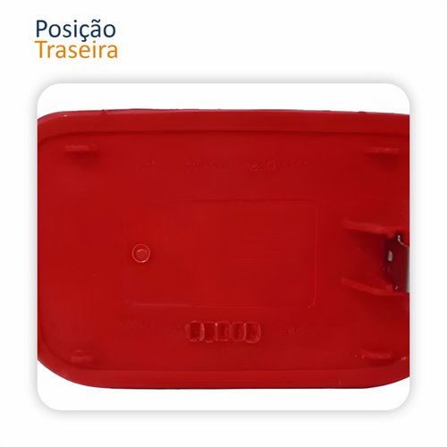 Par Refletor Traseiro Parachoque Fiat Uno Vivace Way 2011 2012 2013 2014