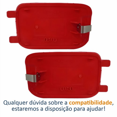 Par Refletor Traseiro Parachoque Fiat Uno Way 2011 2012 2013 2014