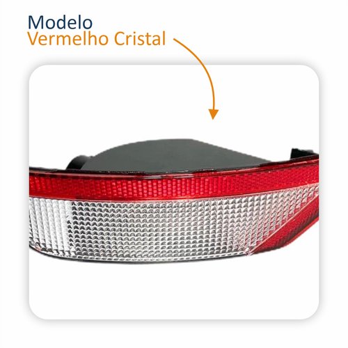 Par Refletor Traseiro Parachoque Ford Ecosport 2013 2014 2015 2016 Com Luz De Ré