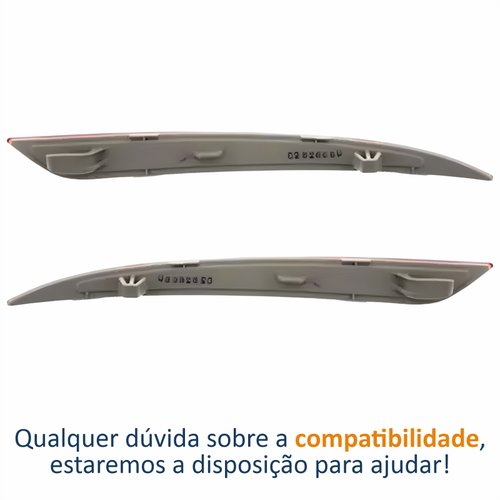 Par Refletor Traseiro Parachoque Ford Fusion 2013 Até 2018