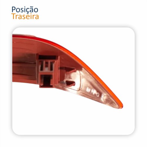 Par Refletor Traseiro Parachoque Honda City 2014 2015 2016 2017