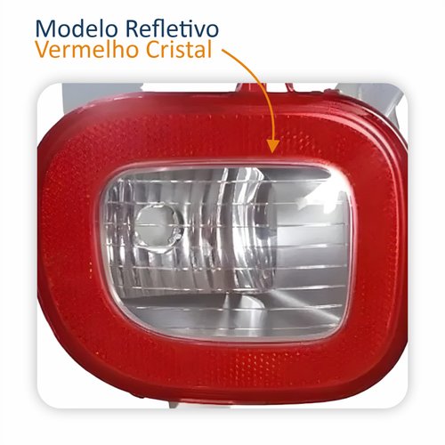 Par Refletor Traseiro Parachoque Jeep Renegade 2015 Até 2020