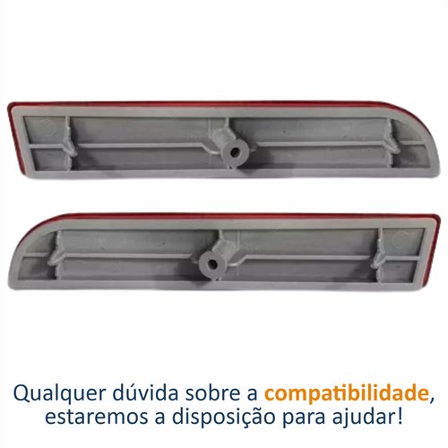 Par Refletor Traseiro Parachoque Mitsubishi Asx 2011 2012 2013 2014 2015