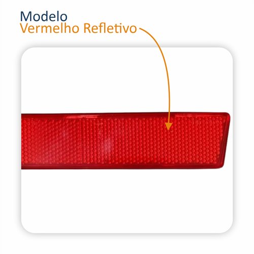 Par Refletor Traseiro Parachoque Mitsubishi Asx 2011 2012 2013 2014 2015