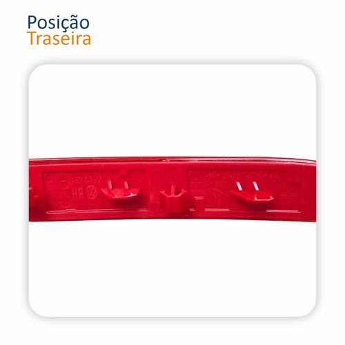 Par Refletor Parachoque Traseiro Vw Gol G7 2016 2017 2018