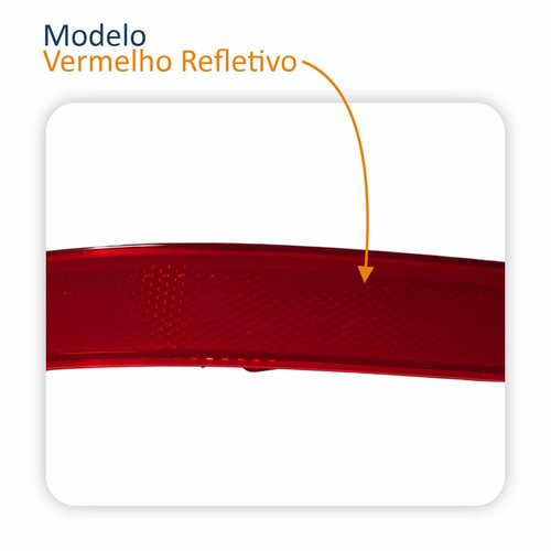 Par Refletor Parachoque Traseiro Vw Polo Hatch 2012 2013 2014 2015