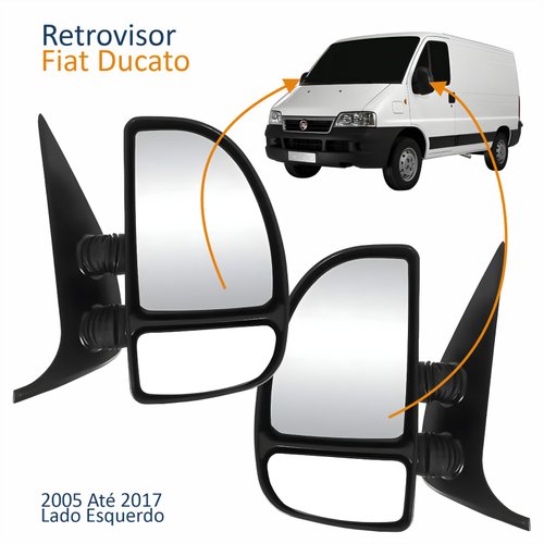 Par Retrovisor Fiat Ducato 2005 Até 2017 Manual