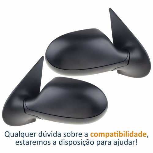 Par Retrovisor Fiat Palio Siena Es Attractive 2011 Até 2016 4 Portas Sem Controle Original