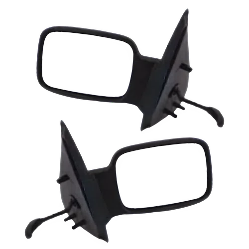 Par Retrovisor Ford Courier 1997 Até 2002 Com Controle Manual Interno