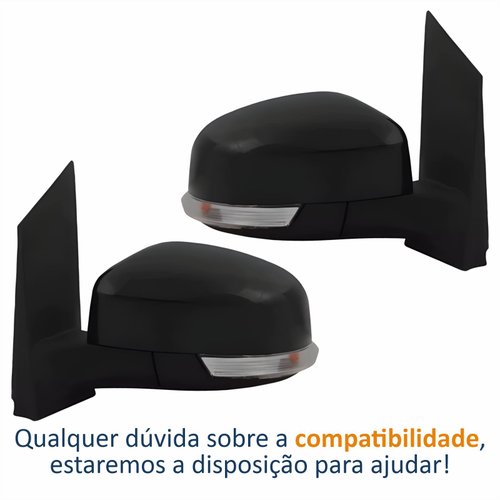 Par Retrovisores Ford Focus 2008 2009 2010 2011 2012 2013 Elétrico Com Pisca Luz Corte