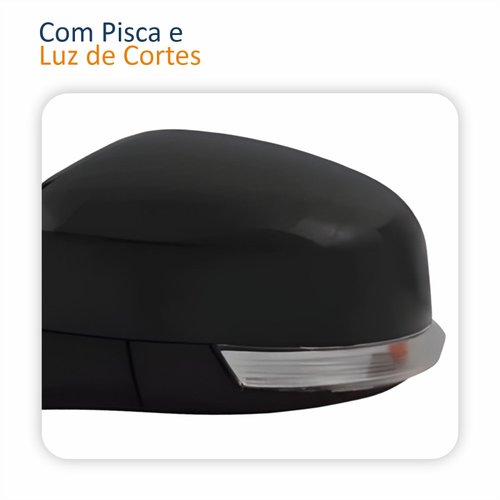 Par Retrovisores Ford Focus 2008 2009 2010 2011 2012 2013 Elétrico Com Pisca Luz Corte