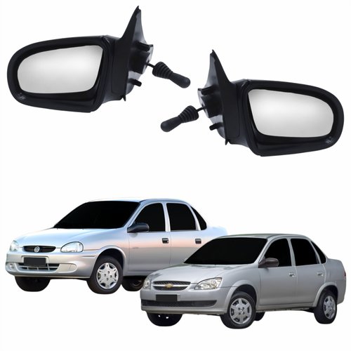 Par Retrovisor Gm Corsa 1994 Até 2010 Classic 2011 Até 2016 2 4 Portas Com Controle