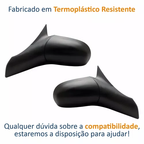Par Retrovisor Gm Corsa 1994 Até 2016 2 4 Portas Sem Controle