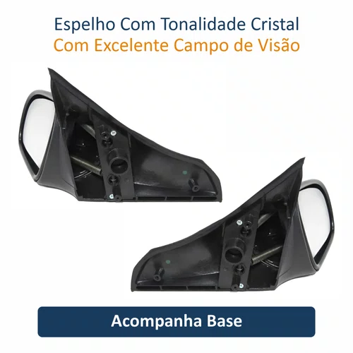 Par Retrovisor Gm Corsa 1994 Até 2016 Classic 2011 Até 2016 2 4 Portas Sem Controle
