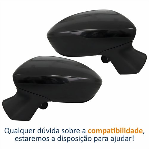 Par Retrovisor Gm Cruze 2017 Até 2024 Elétrico Com 3 Fios